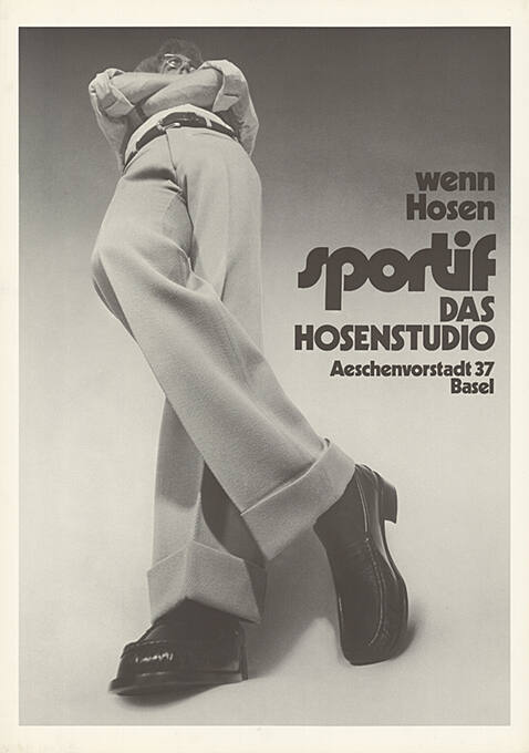 Wenn Hosen, sportif, das Hosenstudio