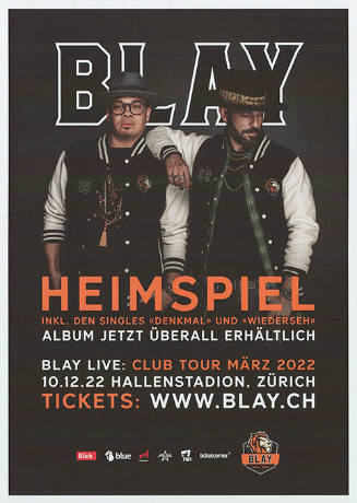 Blay, Heimspiel, Hallenstadion Zürich