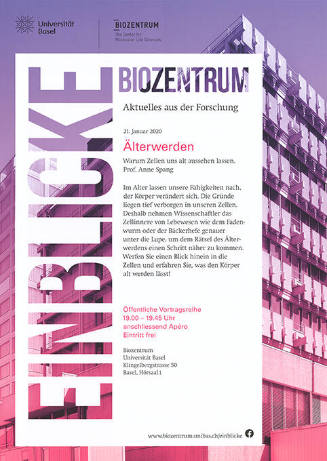 Einblicke, Älterwerden, Biozentrum