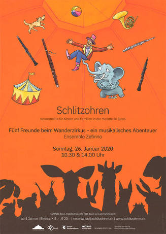 Schlitzohren, Ensemble Zefirino, Markthalle Basel