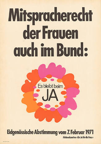 Mitspracherecht der Frauen auch im Bund: Es bleibt beim Ja