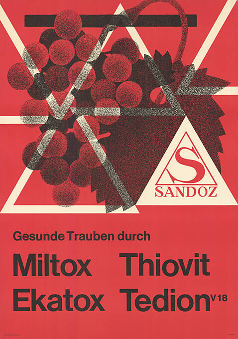 Gesunde Trauben durch Miltox, Ekatox, Thiovit, Tedion