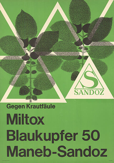 Gegen Krautfäule Miltox Blaukupfer 50 Maneb-Sandoz