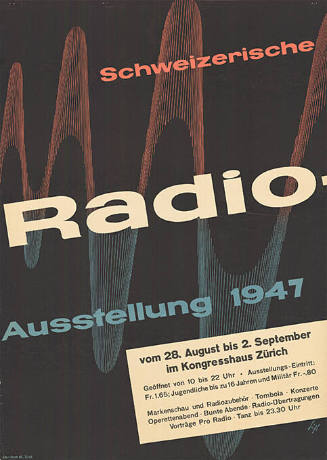 Schweizerische Radio Ausstellung 1947, Kongresshaus Zürich