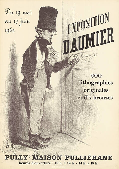 Exposition Daumier, Pully, Maison Pulliérane