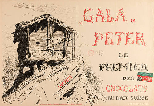 „Gala“ Peter, Le premier des chocolats au lait suisse