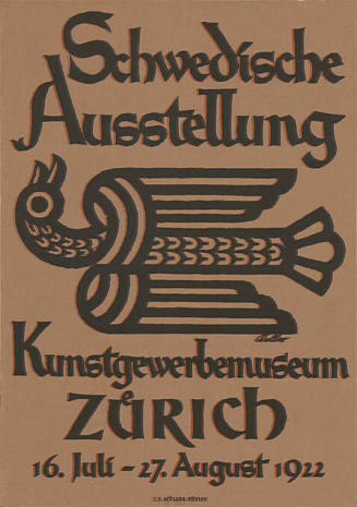 Schwedische Ausstellung, Kunstgewerbemuseum Zürich