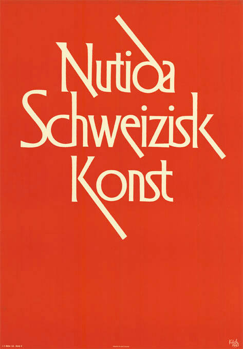 Nutida, Schweizisk Konst