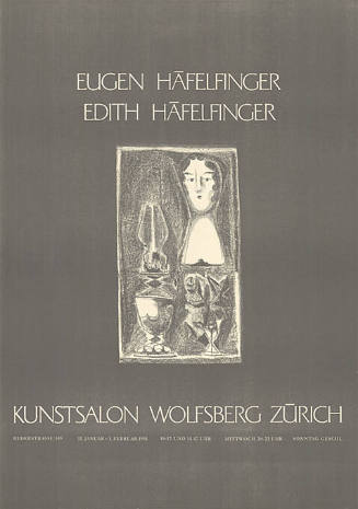 Eugen Häfelfinger, Edith Häfelfinger, Kunstsalon Wolfsberg Zürich