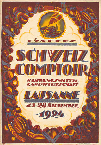 Fünftes Schweiz. Comptoir, Lausanne