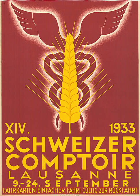 XIV. Schweizer Comptoir, Lausanne