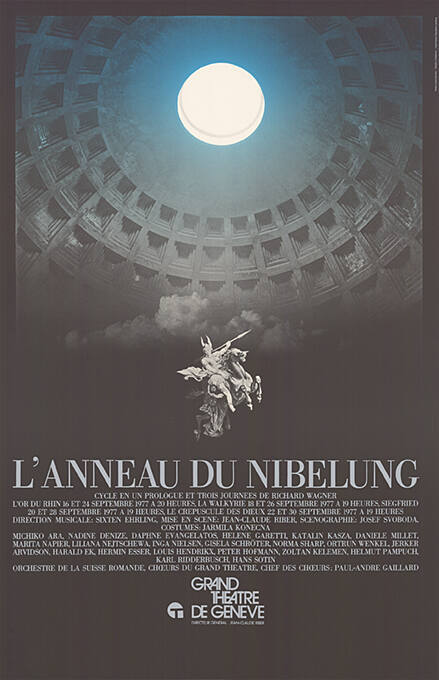 L’anneau du Nibelung (La Walkyrie), Richard Wagner, Grand Théâtre de Genève