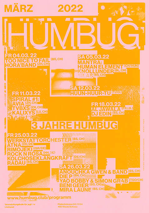 März 2022, Humbug