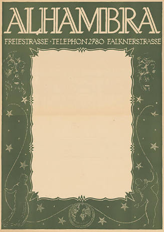 Alhambra, Freiestrasse, Telephon 2780, Falknerstrasse