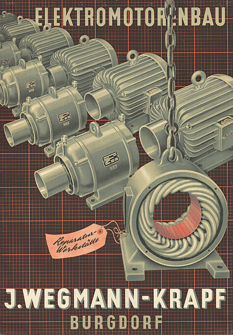 Elektromotorenbau, J. Wegmann-Krapf, Burgdorf