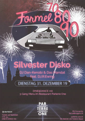 Formel 70, 80, 90, Silvester Disko, Parterre one