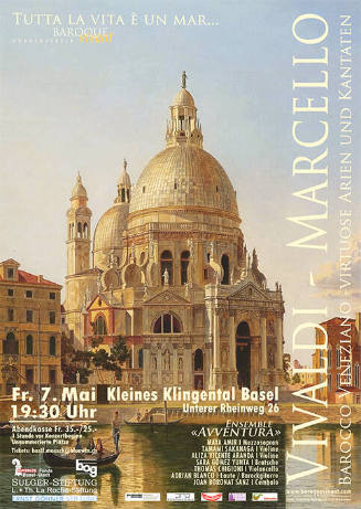 Vivaldi - Marcello, Ensemble «Avventura», Kleines Klingental Basel