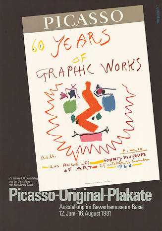 Picasso-Original-Plakate, Gewerbemuseum Basel