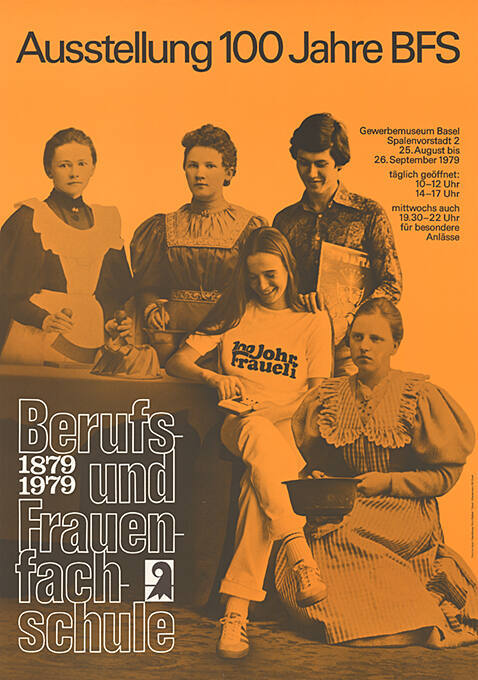 100 Jahre BFS, Berufs- und Frauenfachschule, 1879–1979,  Gewerbemuseum Basel