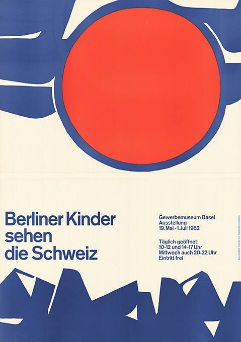 Berliner Kinder sehen die Schweiz, Gewerbemuseum Basel