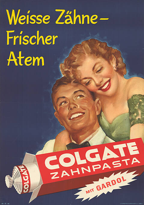 Weisse Zähne – Frischer Atem, Colgate