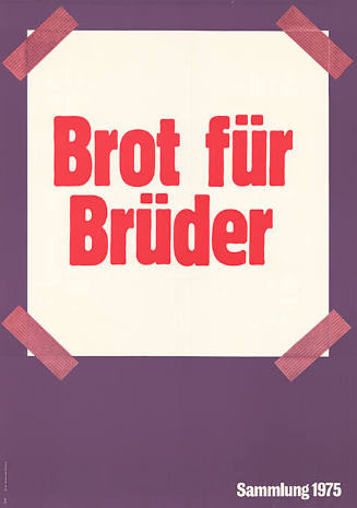 Brot für Brüder, Sammlung 1975