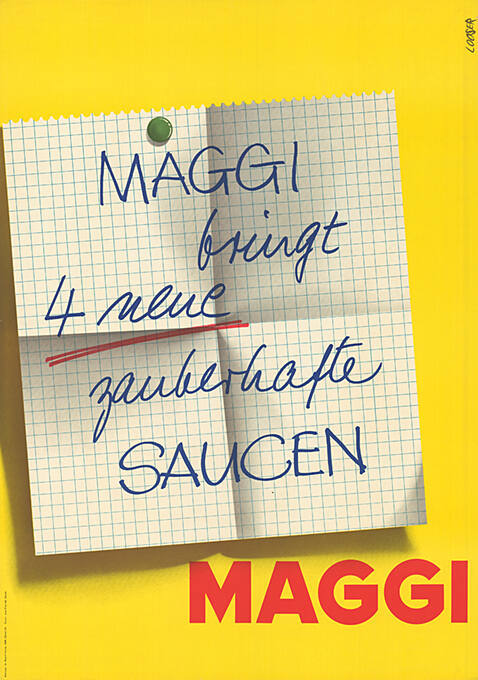 Maggi bringt 4 neue zauberhafte Saucen, Maggi