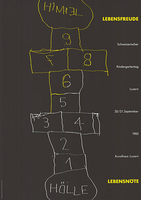 Himmel, Hölle, Lebensfreude, Lebensnöte, Schweizerischer Kindergartentag Luzern