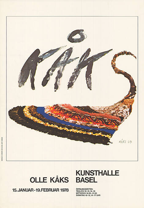 Olle Kaks, Kunsthalle Basel