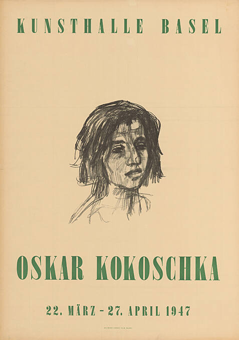 Oskar Kokoschka, Kunsthalle Basel