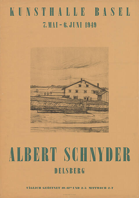 Albert Schnyder, Kunsthalle Basel