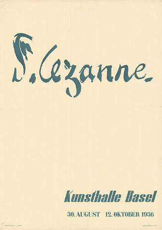 Cézanne, Kunsthalle Basel