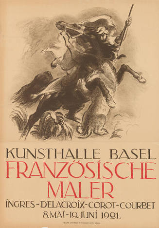 Französische Maler, Ingres, Delacroix, Corot, Courbet, Kunsthalle Basel