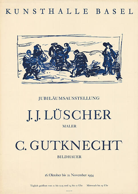 J. J. Lüscher, C. Gutknecht, Kunsthalle Basel