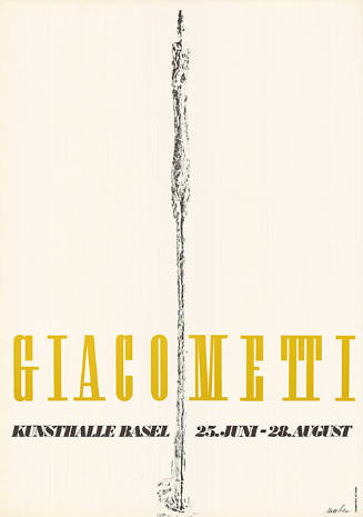 Giacometti, Kunsthalle Basel