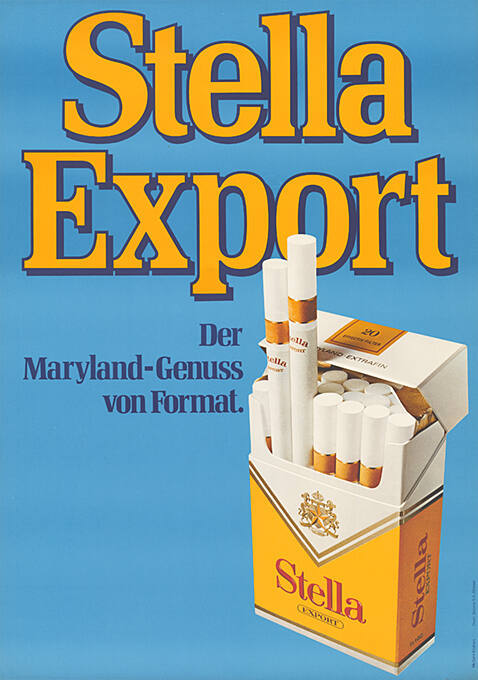 Stella Export, Der Maryland-Genuss von Format.