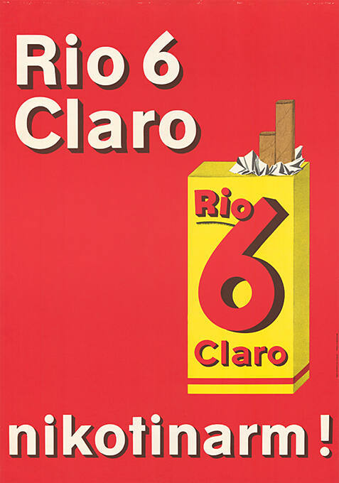 Rio 6 Claro, Nikotinarm!