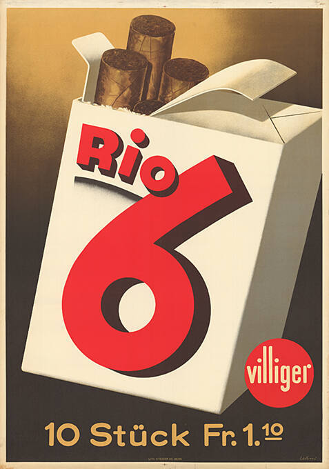 Rio 6, Villiger, Fr. 1.10