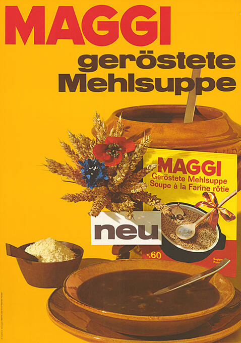 Maggi geröstete Mehlsuppe