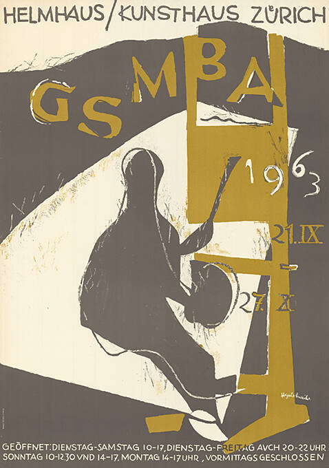 GSMBA, 1963, Helmhaus / Kunsthaus Zürich