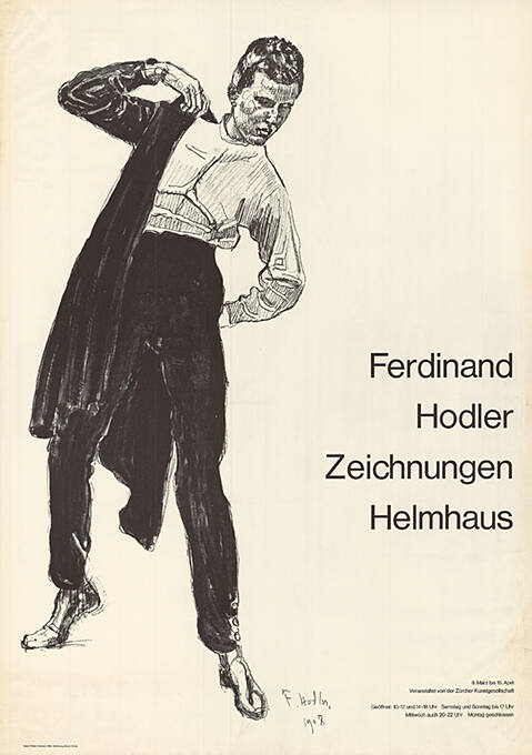 Ferdinand Hodler, Zeichnungen, Helmhaus