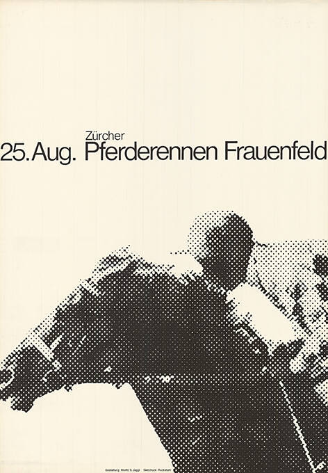 25, Aug., Zürcher Pferderennen Frauenfeld