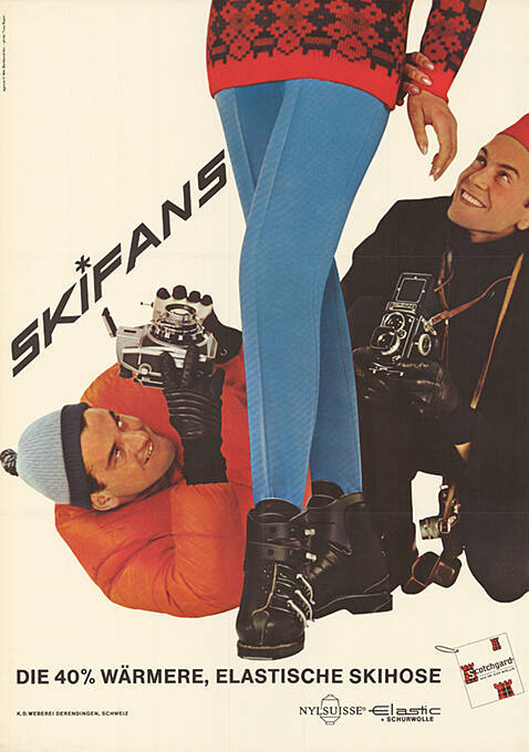 Skifans, die 40% wärmere, elastische Skihose