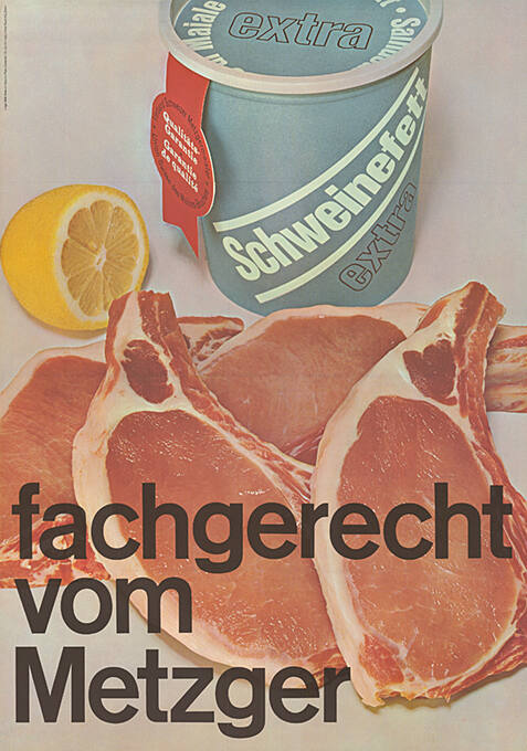 Schweinefett extra, fachgerecht vom Metzger