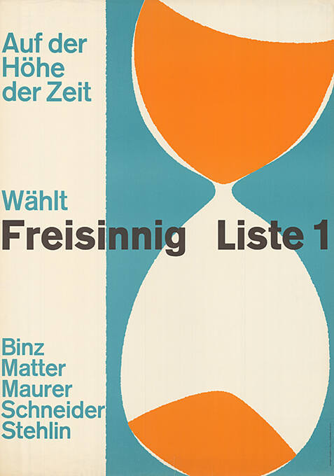 Auf der Höhe der Zeit, Wählt Freisinnig Liste 1