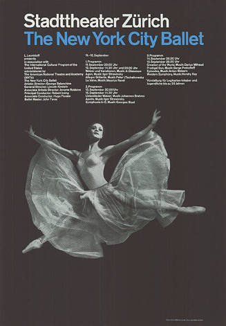 The New York City Ballet, Stadttheater Zürich