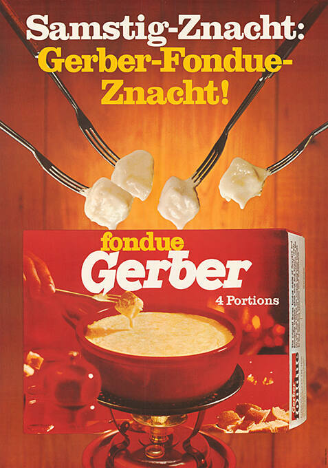 Samstig-Znacht: Gerber-Fondue-Znacht! Fondue Gerber