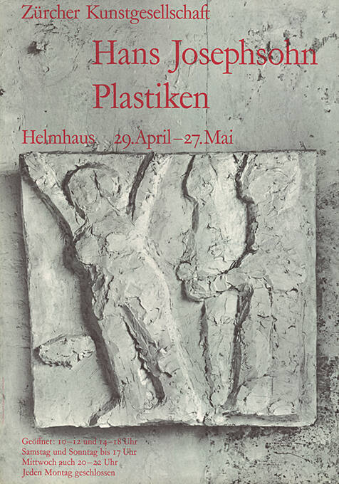 Hans Josephsohn, Plastiken, Helmhaus Zürich