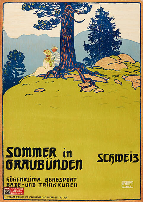 Sommer in Graubünden, Schweiz