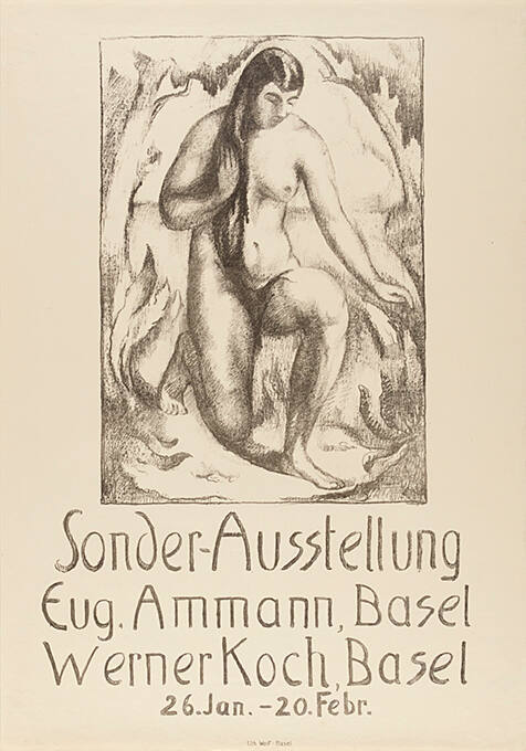 Sonder-Ausstellung, Eug. Ammann, Basel, Werner Koch, Basel